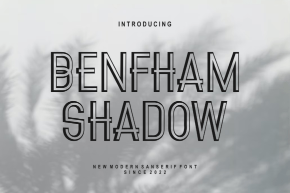 Benfham Shadow Font: Bold Impact for Modern Brands