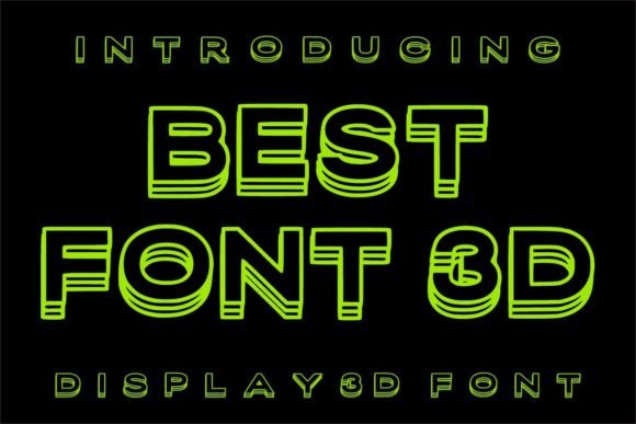 Best Font 3D: Elevate Your Designs with Modern Dimension