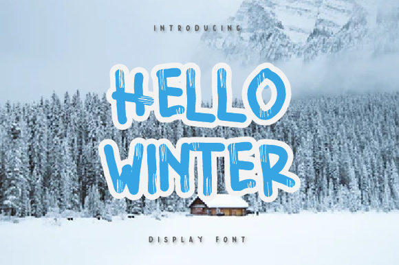 Bring Frosty Magic to Your Projects with Hello Winter Font