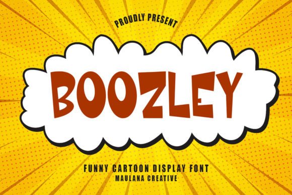 Bringing Characters to Life with Boozley Cartoon Display Font