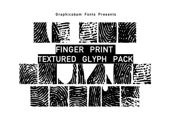 Finger Prints Glyph Font: A Unique Texture for Authentic Design