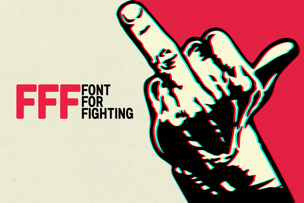 Font for Fighting: The Typeface for Your Strongest Stance