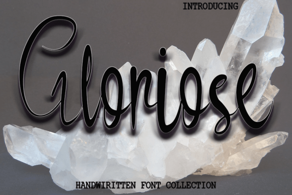 Gloriose Font: A Handwritten Brush Typeface for Real-World Projects