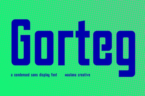Gorteg Condensed Sans: Industrial Strength for Modern Design