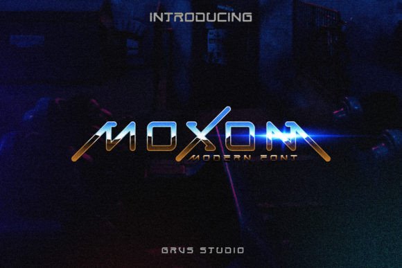 Grvs Moxom Modern Futuristic Font: Your Next Brand Identity