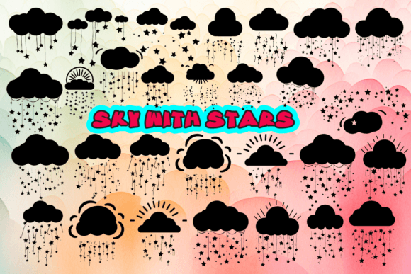 Illuminate Your Designs with Sky with Stars Font
