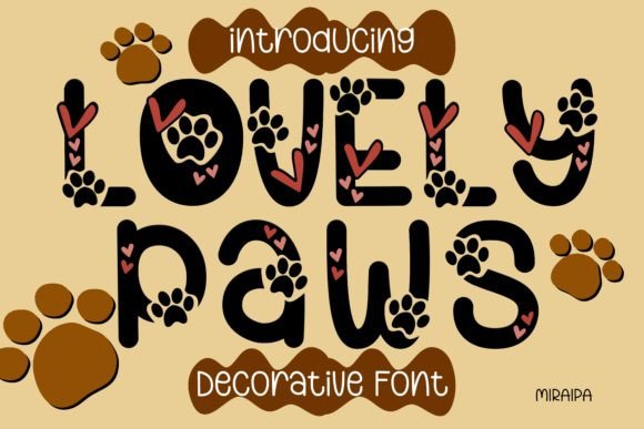 Lovely Paws Font: A Sweet Touch for Creative Projects