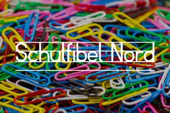 Schulfibel Nord Font: A Playful Display Typeface