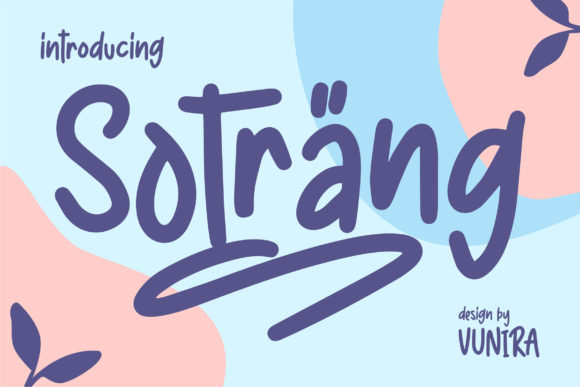 Sotrang Font: Your Friendly Script for Creative Projects