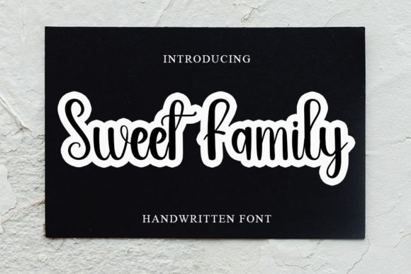 The Delicate Artistry of Sweet Family Font
