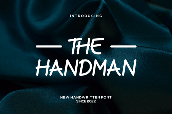 The Handman Font: Bold Handwritten Style for Modern Brands