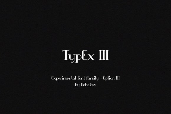 Typex III Font: A Modern Slab Serif for Impeccable Design