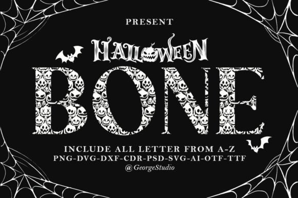 Unearthing Bone Font: A Spooky Monogram Masterpiece